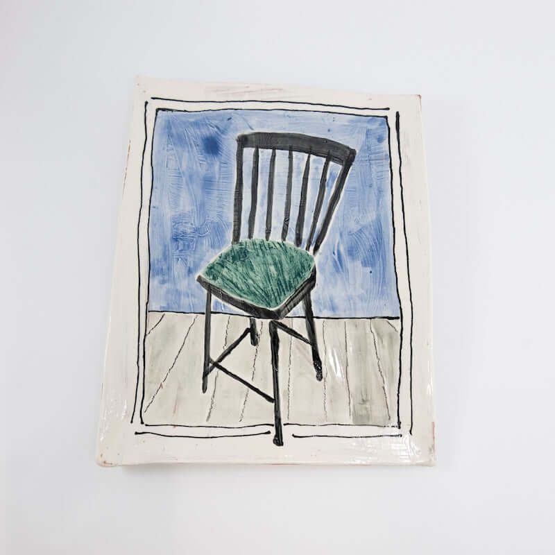 Square-ish Platter with Chair at PINCH