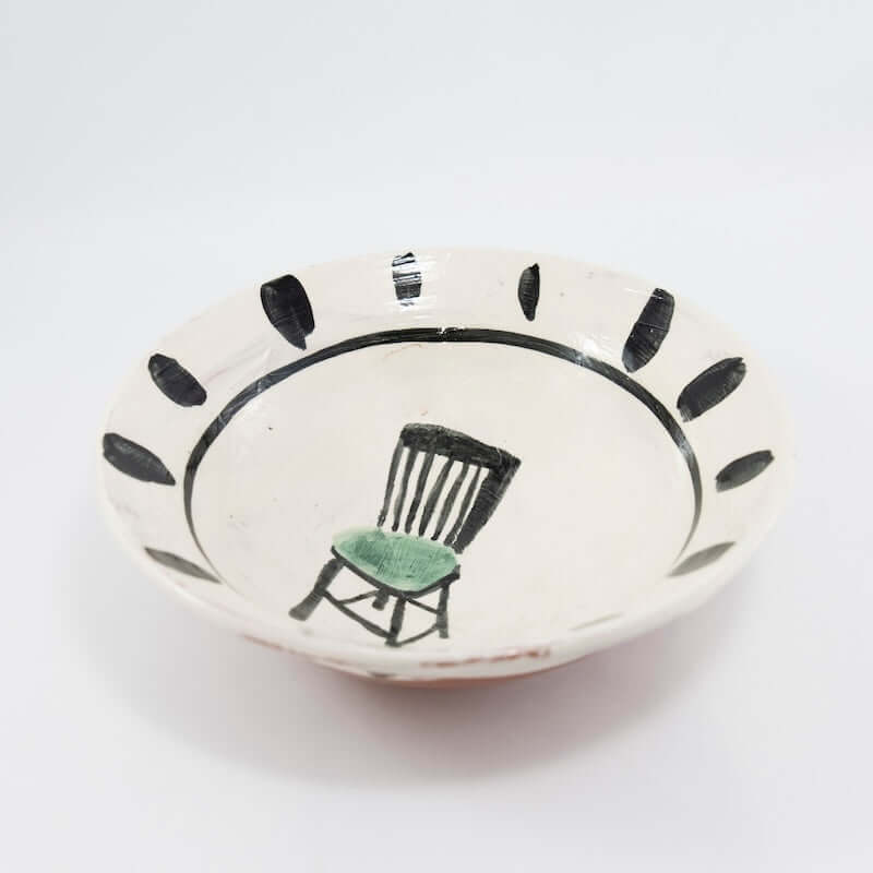 Small Shallow Bowl with Chair at PINCH