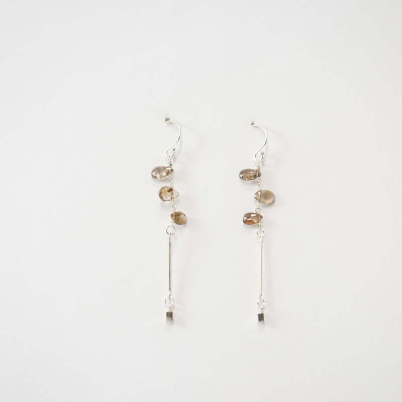 Andalusite Water Drop Earrings at PINCH