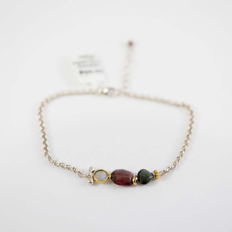Garnet and Moonstone Bracelet at PINCH