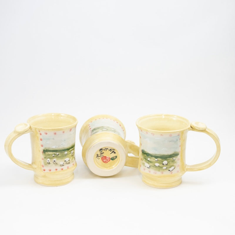 Butter Yellow Scenic Mug