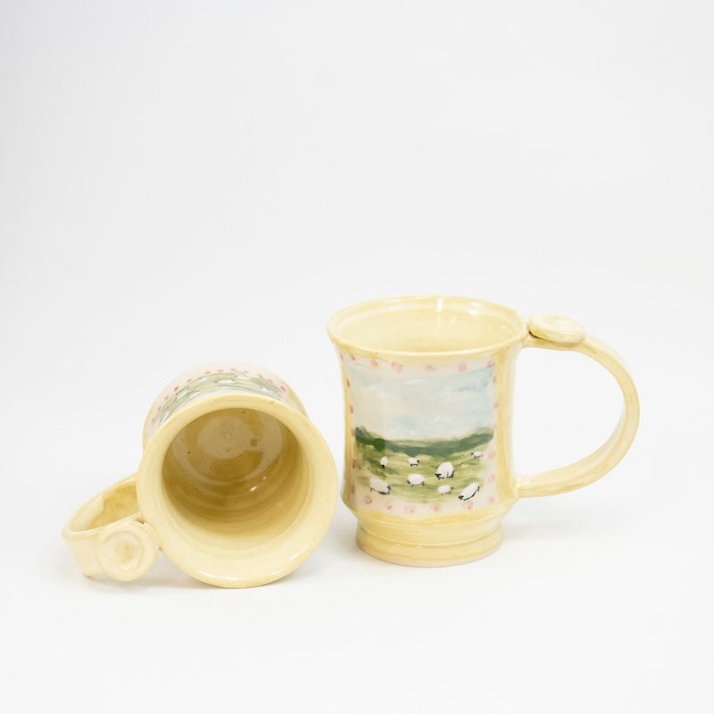 Butter Yellow Scenic Mug