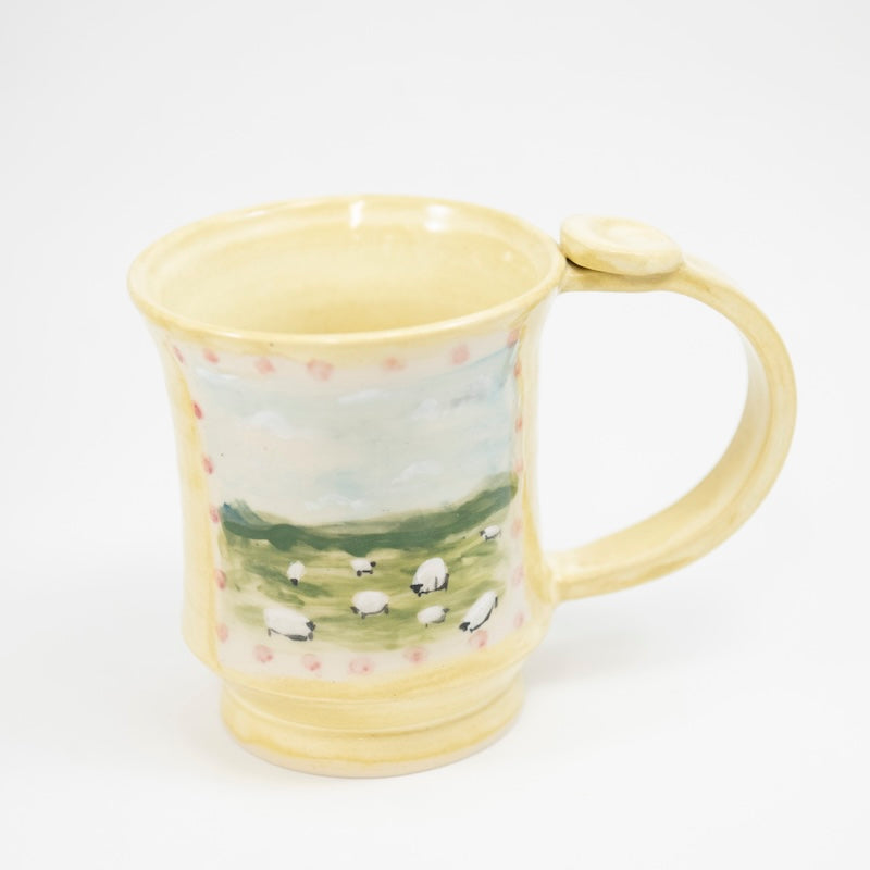 Butter Yellow Scenic Mug