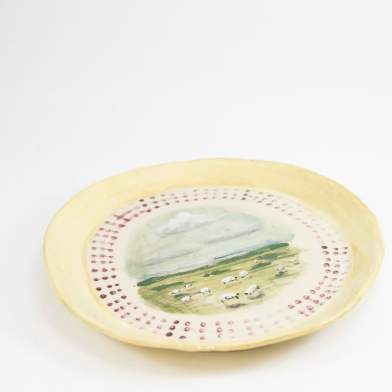 Large Scenic Plate
