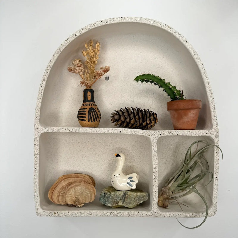 Altar of Inspiration in Stone Cement from The Minimalist Ceramist at Pinch in Northampton, MA