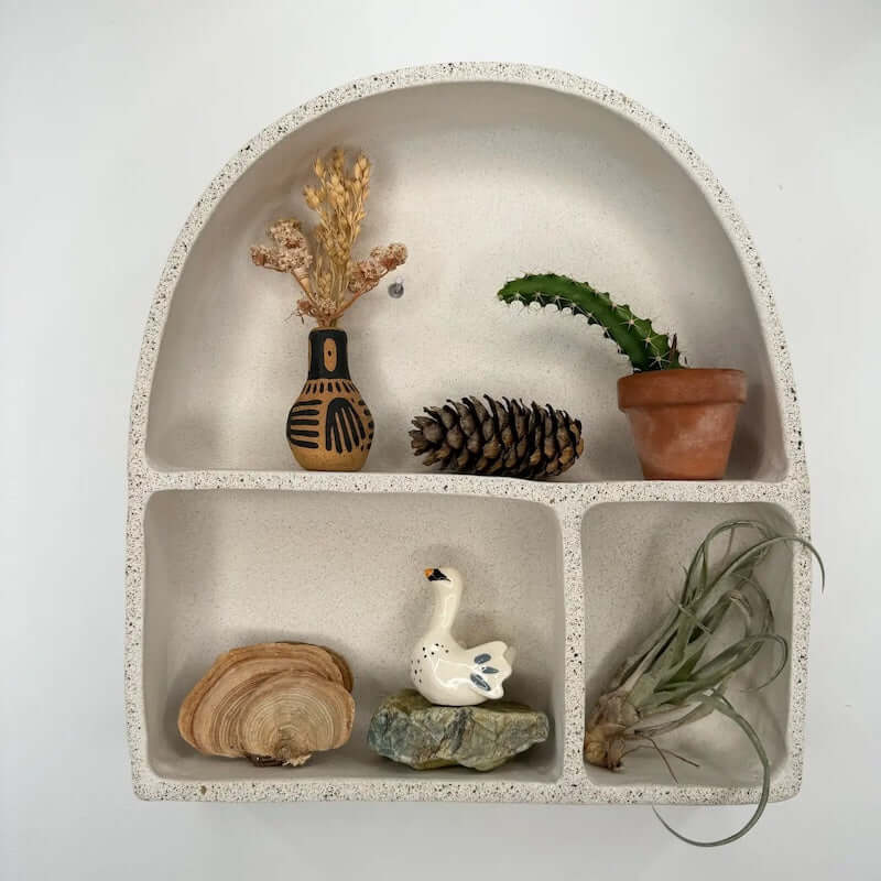 Altar of Inspiration in Stone Cement from The Minimalist Ceramist at Pinch in Northampton, MA