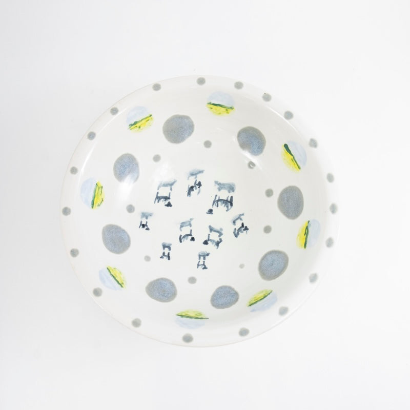 Patterned Scenic Bowl