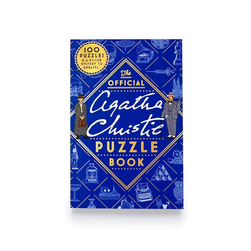 The Official Agatha Christie Puzzle Book from Chronicle Books at Pinch in Northampton, MA