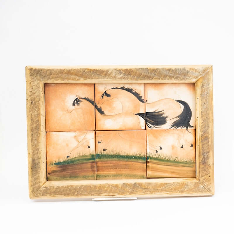 Horse Tile Mural from Megan Hart at Pinch in Northampton, MA