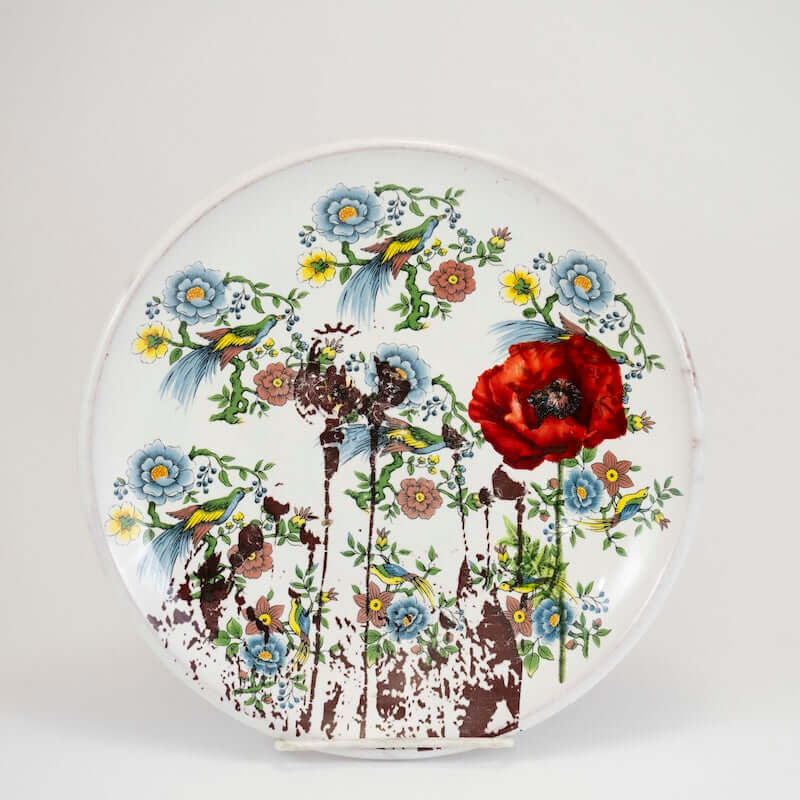 Floral Plate from Justin Rothshank at Pinch in Northampton, MA