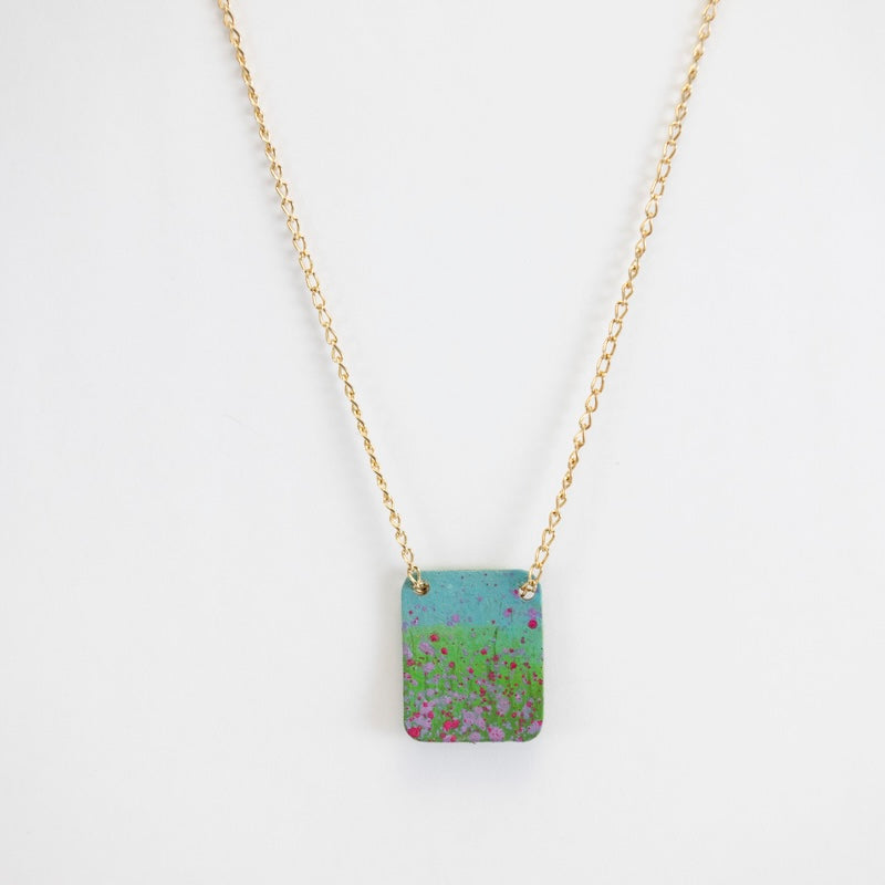 Canvas Necklace in Meadow from Sibilia at Pinch in Northampton, MA