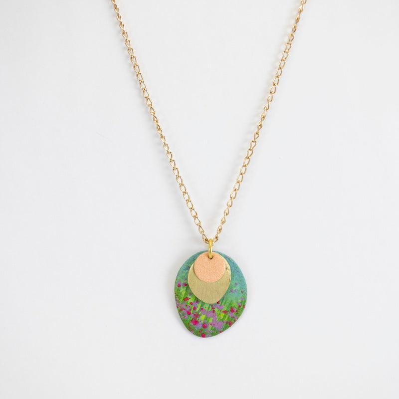 Small Rocks from the Moon Necklace in Meadow from Sibilia at Pinch in Northampton, MA