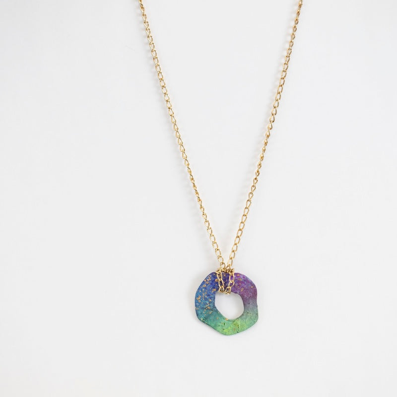 Mancha Necklace in Galaxy Enamel from Sibilia at Pinch in Northampton, MA