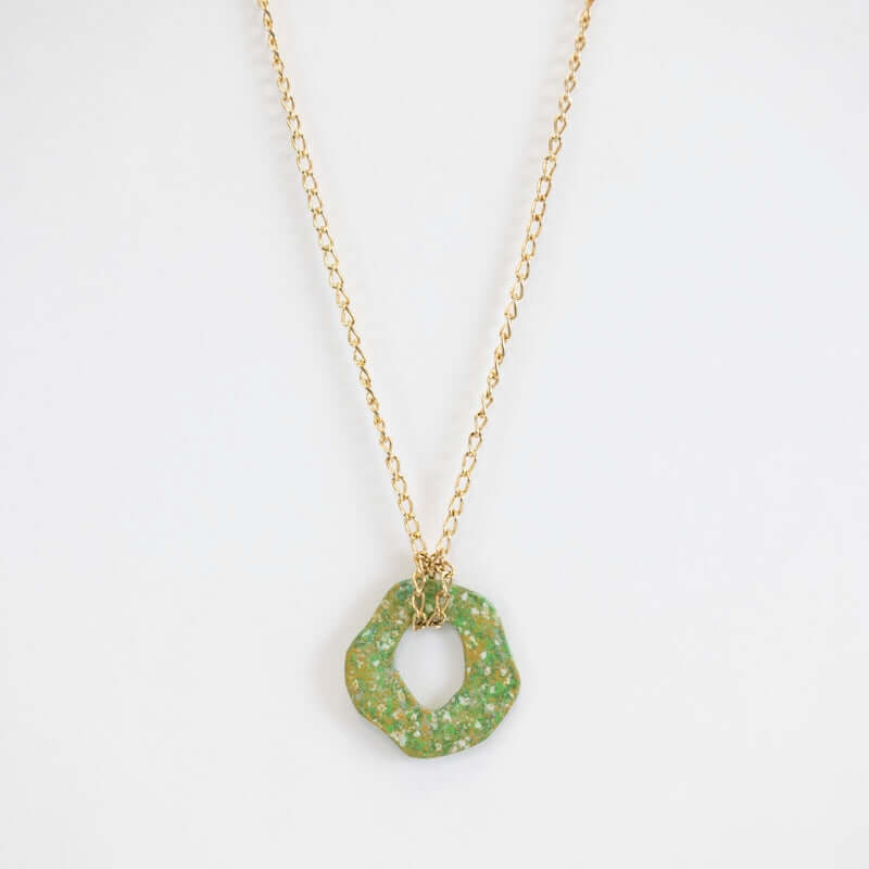 Mancha Necklace in Green Stone from Sibilia at Pinch in Northampton, MA