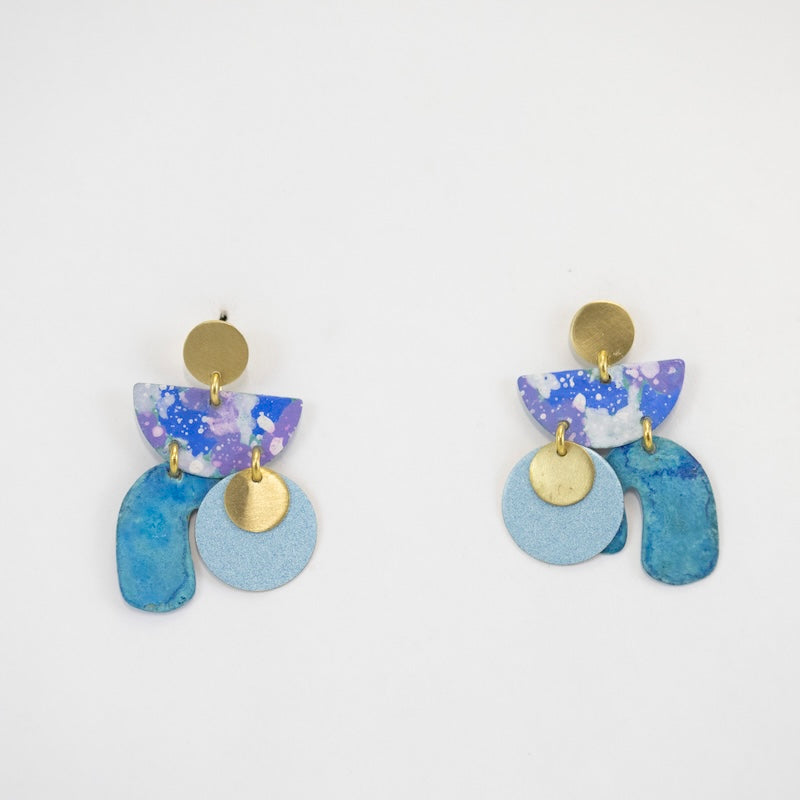 Pibita Earrings in Blues from Sibilia at Pinch in Northampton, MA