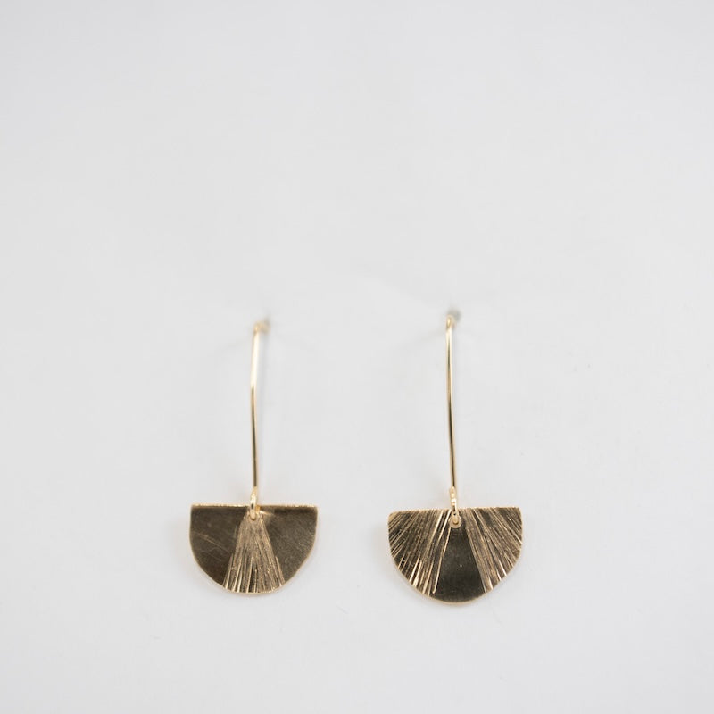 Gold Fill Ray Earrings from Mary Risley at Pinch in Northampton, MA