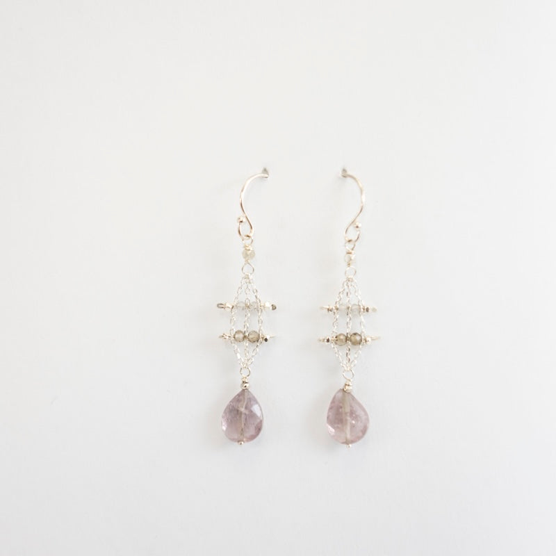 Tourmaline Weave Earrings from Hallie's Comet at Pinch in Northampton, MA