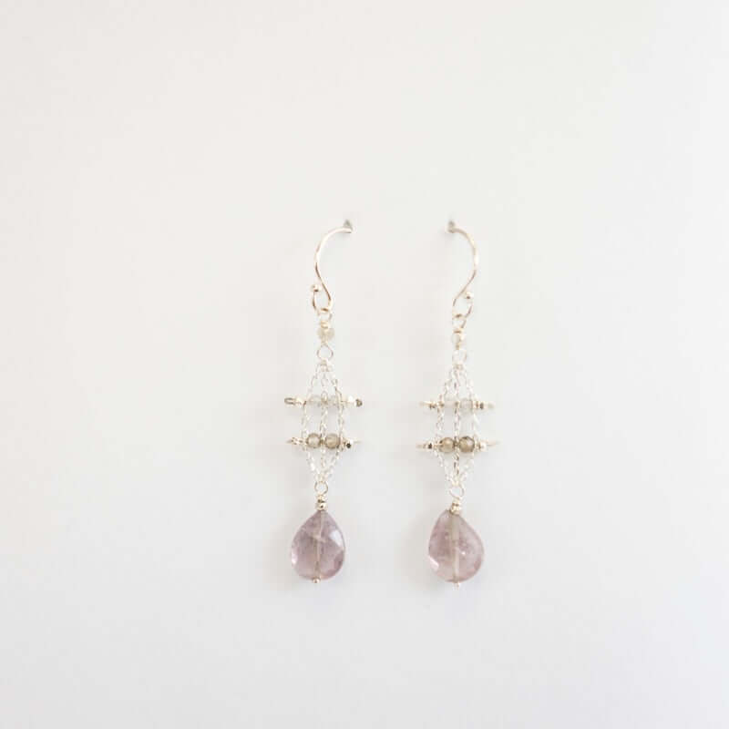 Tourmaline Weave Earrings from Hallie's Comet at Pinch in Northampton, MA