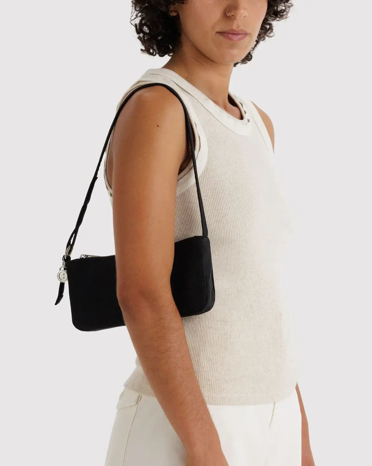 Nylon Pochette Bag in Black at PINCH