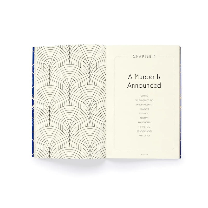 The Official Agatha Christie Puzzle Book from Chronicle Books at Pinch in Northampton, MA