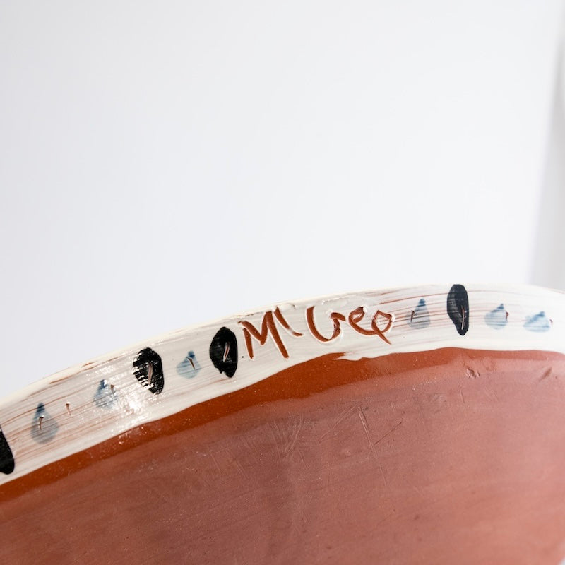 Large Ellipse Platter with Ducks in Pond from Donna McGee at Pinch in Northampton, MA