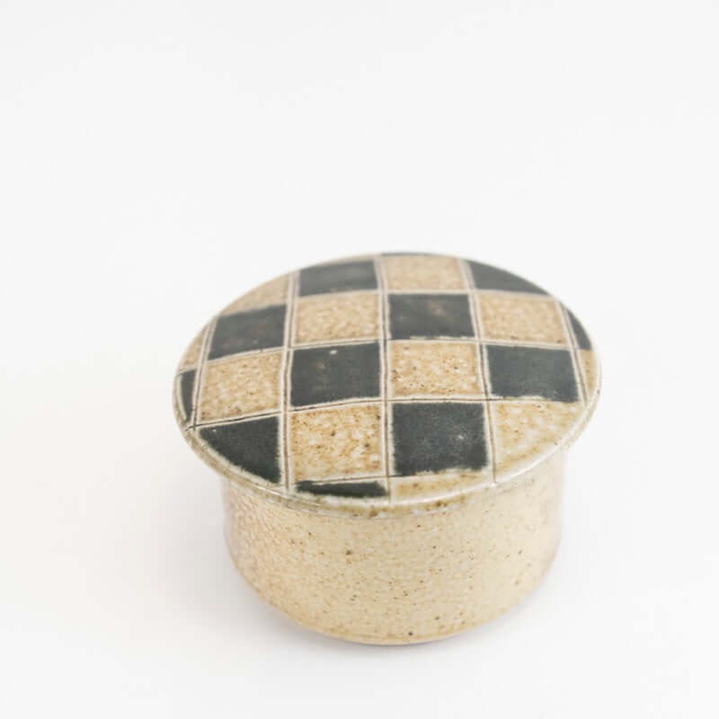 Checkered French Butter Keeper from Maya Machin at Pinch in Northampton, MA