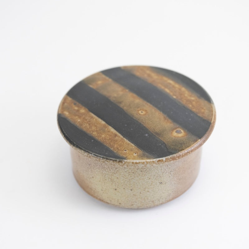 French Butter Keeper with Stripes from Maya Machin at Pinch in Northampton, MA