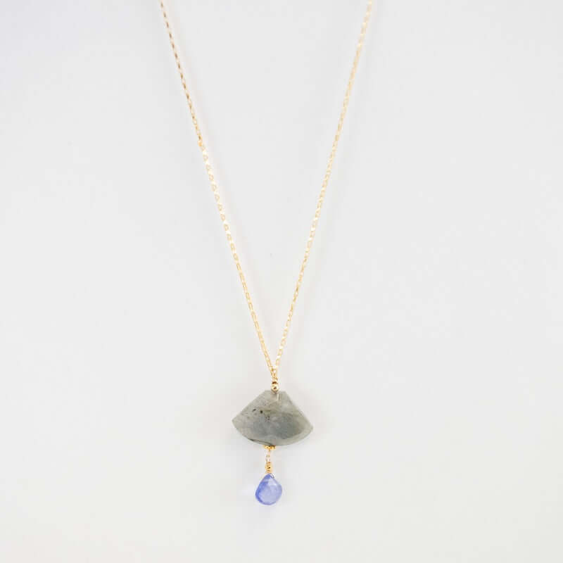 Labradorite and Tanzanite Necklace from Hallie's Comet at Pinch in Northampton, MA