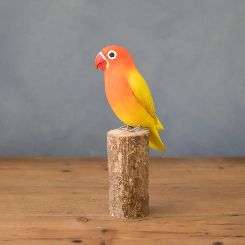 Love Bird - Orange - 7.5"H from Aviologie at Pinch in Northampton, MA