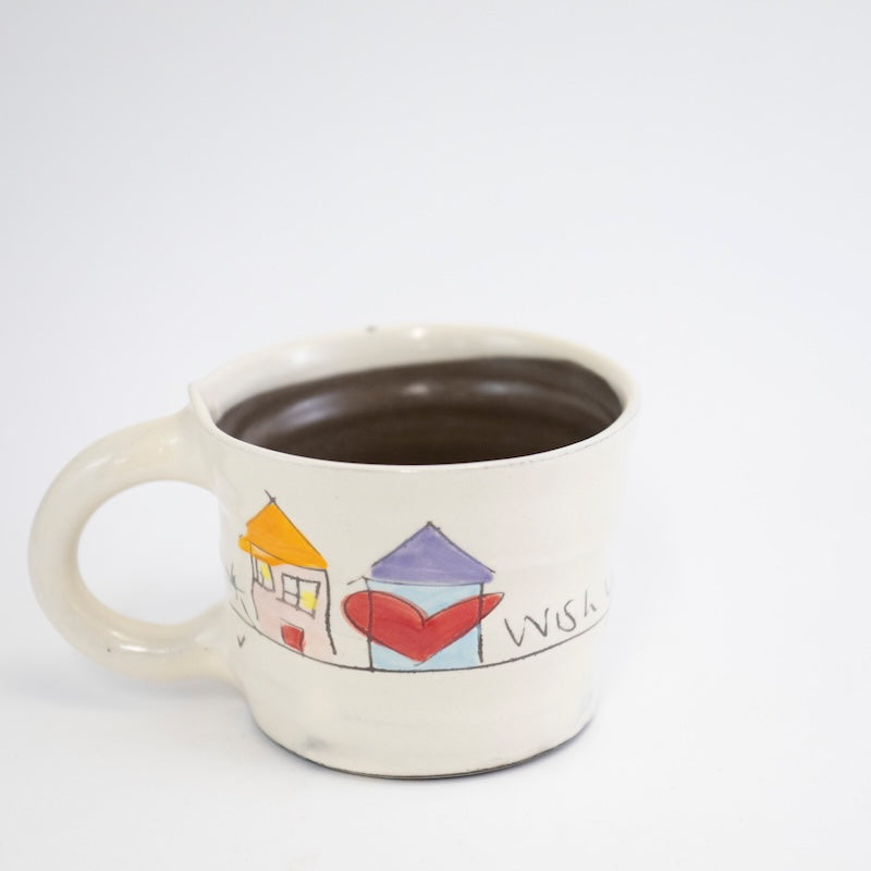 I Wish You Lived Next Door Mug from ZPOTS at Pinch in Northampton, MA