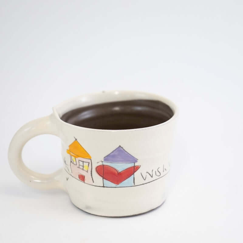 I Wish You Lived Next Door Mug from ZPOTS at Pinch in Northampton, MA