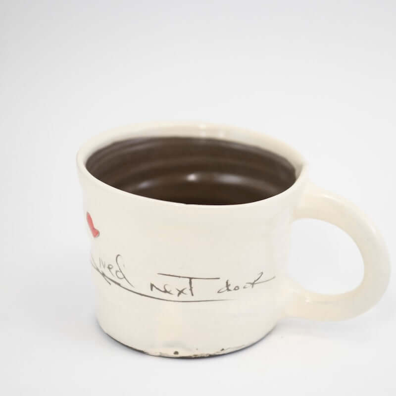 I Wish You Lived Next Door Mug from ZPOTS at Pinch in Northampton, MA