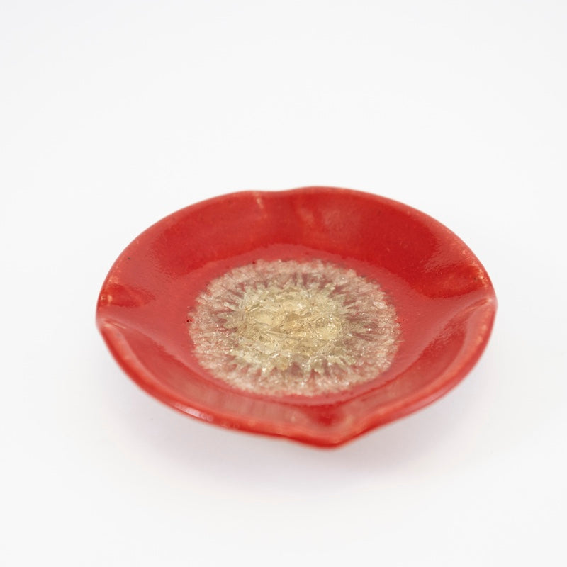 Ripple Dish in Hot Tamale Glaze from Dock 6 Pottery at Pinch in Northampton, MA