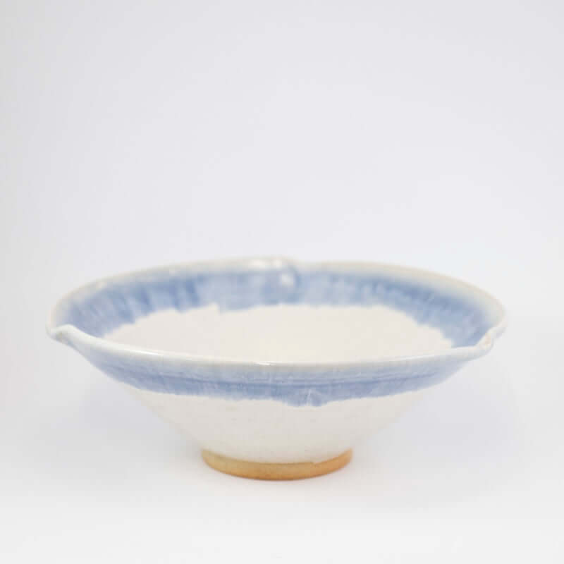 12" Pinched Rim Bowl in Purple Rose Glaze from Dock 6 Pottery at Pinch in Northampton, MA