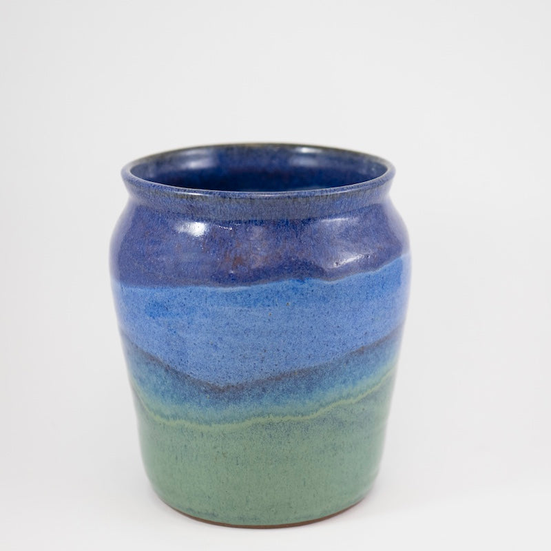 Utensil Holder in Deep Glaze from Joy Friedman at Pinch in Northampton, MA