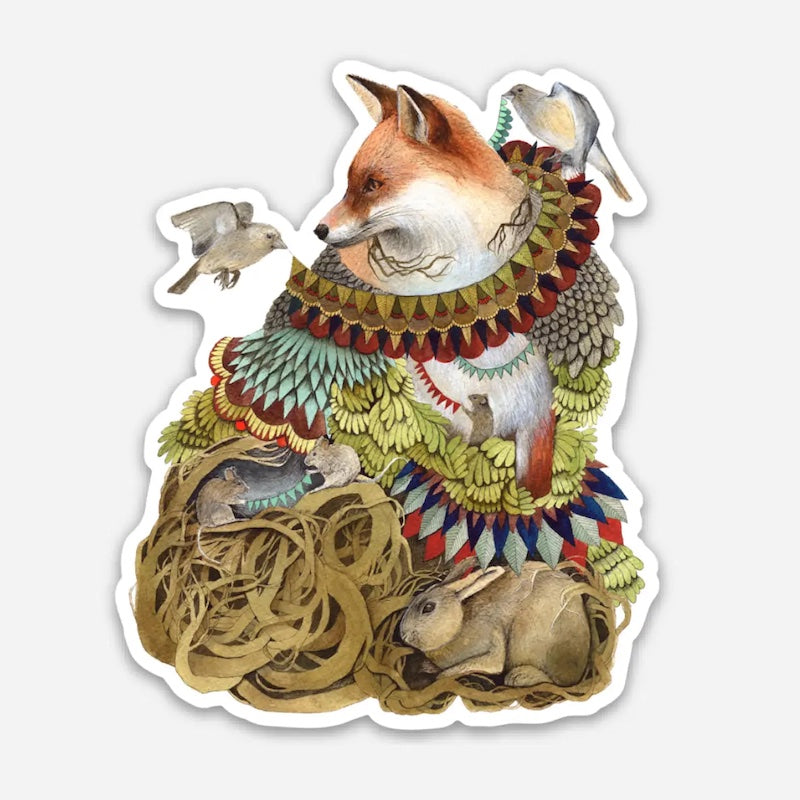 Quilted Comrades Sticker from Polanshek of the Hills at Pinch in Northampton, MA