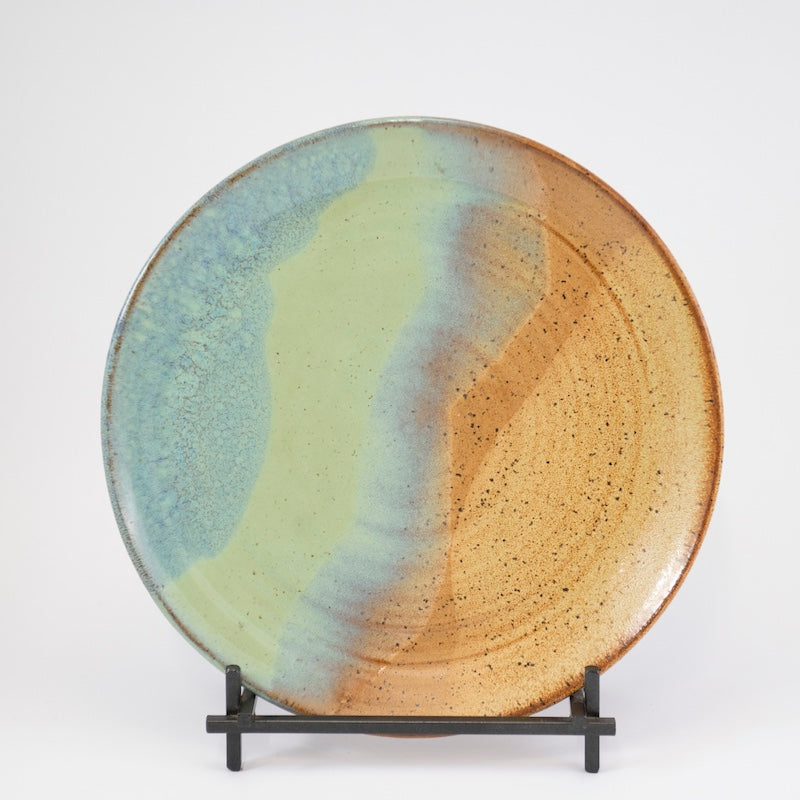 Large Plate in Forest Glaze from Joy Friedman at Pinch in Northampton, MA