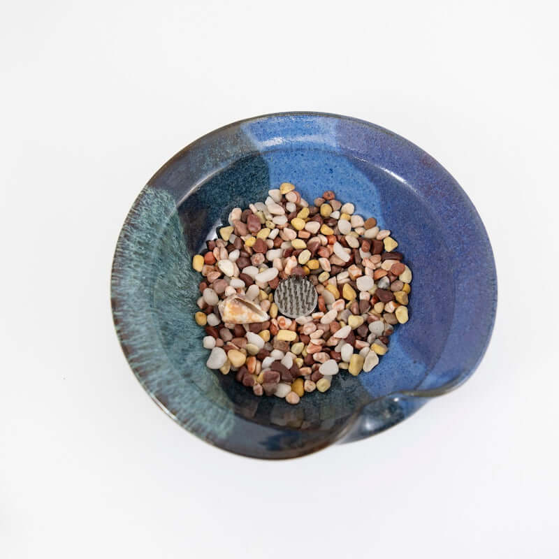 Ikebana in Blue Moss Glaze from Joy Friedman at Pinch in Northampton, MA