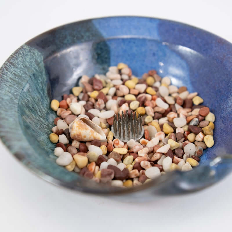 Ikebana in Blue Moss Glaze from Joy Friedman at Pinch in Northampton, MA