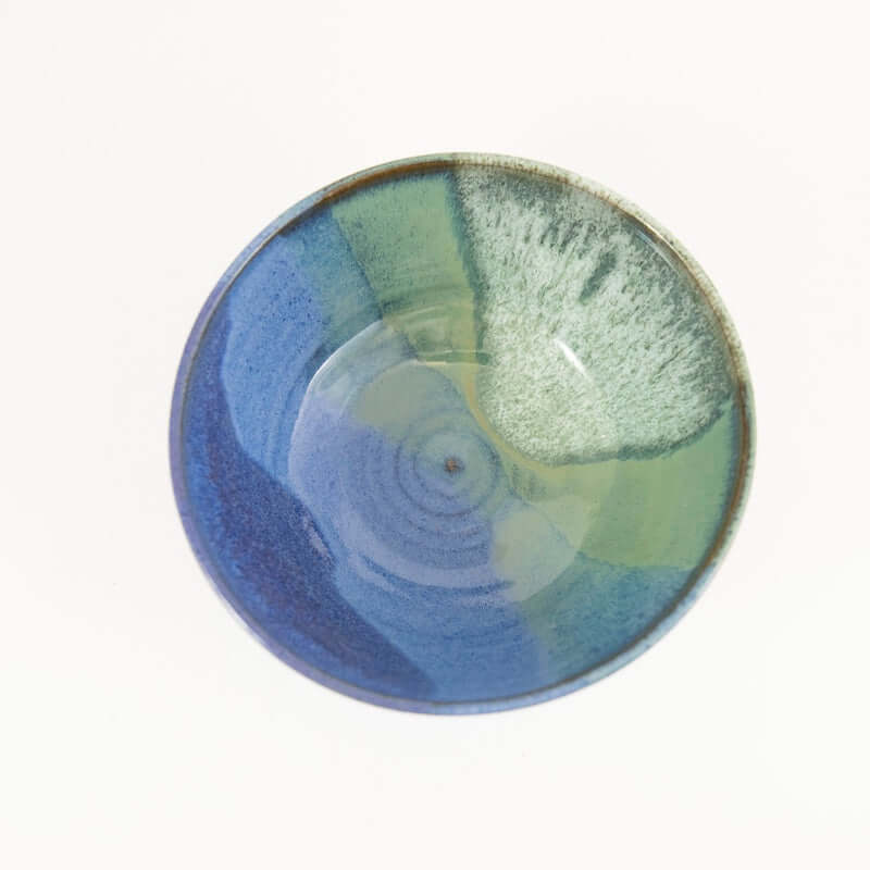 Small Footed Bowl in Anna's Lake Glaze from Joy Friedman at Pinch in Northampton, MA