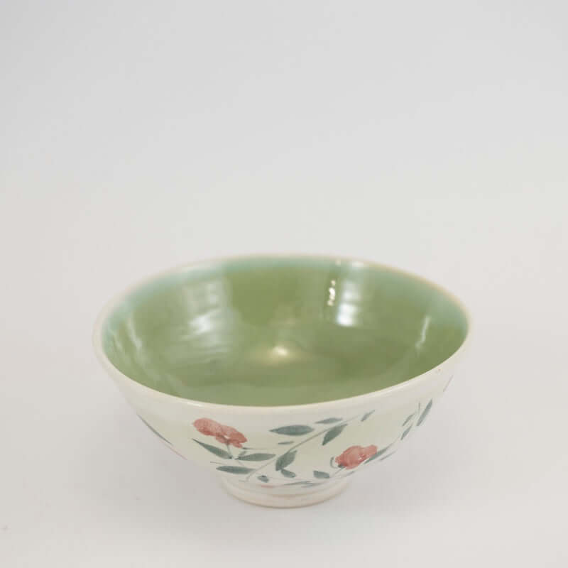 Small Bowl with Red Flowers from Megan Hart at Pinch in Northampton, MA