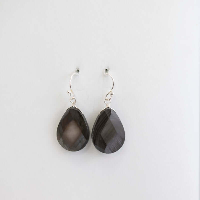 Louise Small Teardrop Mother of Pearl Earrings from A.V. Max at Pinch in Northampton, MA