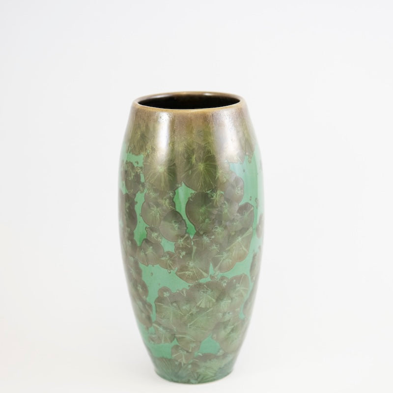 Emerald Green Egg Vase