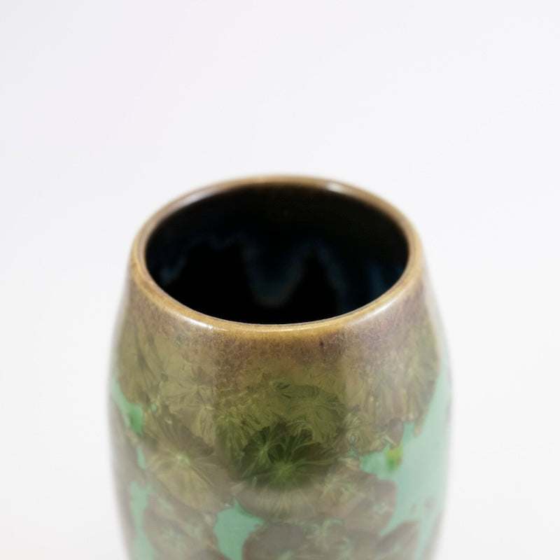 Emerald Green Egg Vase