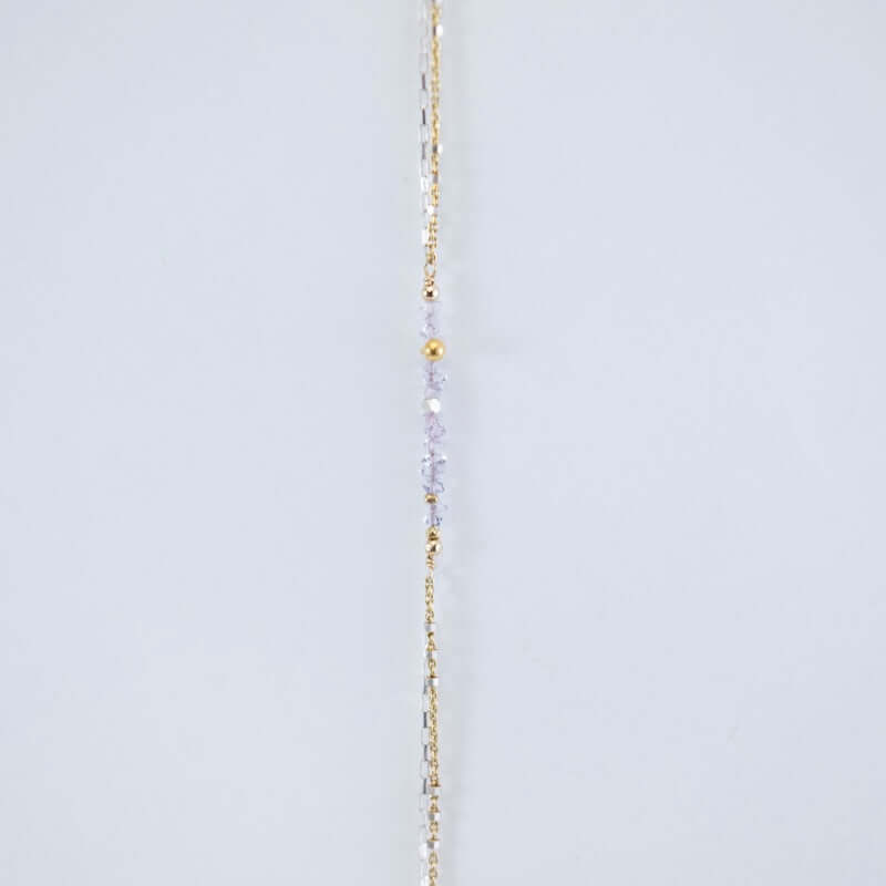Herkimer and Mixed Metal Bracelet at PINCH