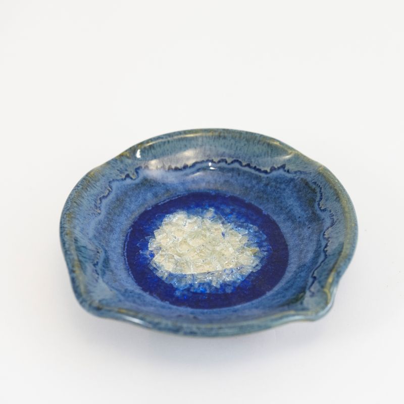 Ripple Dish in Starry Night Glaze