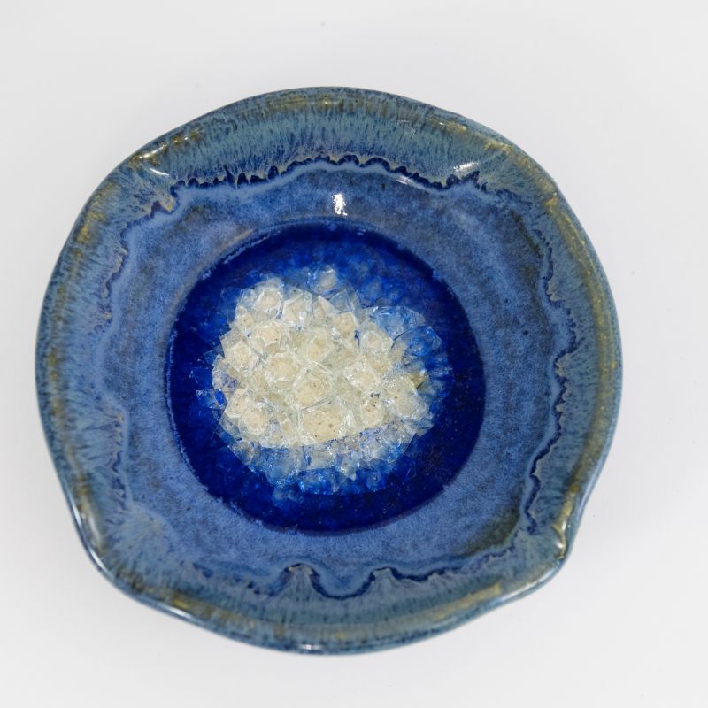 Ripple Dish in Starry Night Glaze