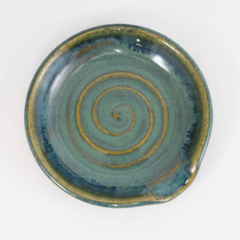 Spoon Rest in Raingarden Glaze at PINCH