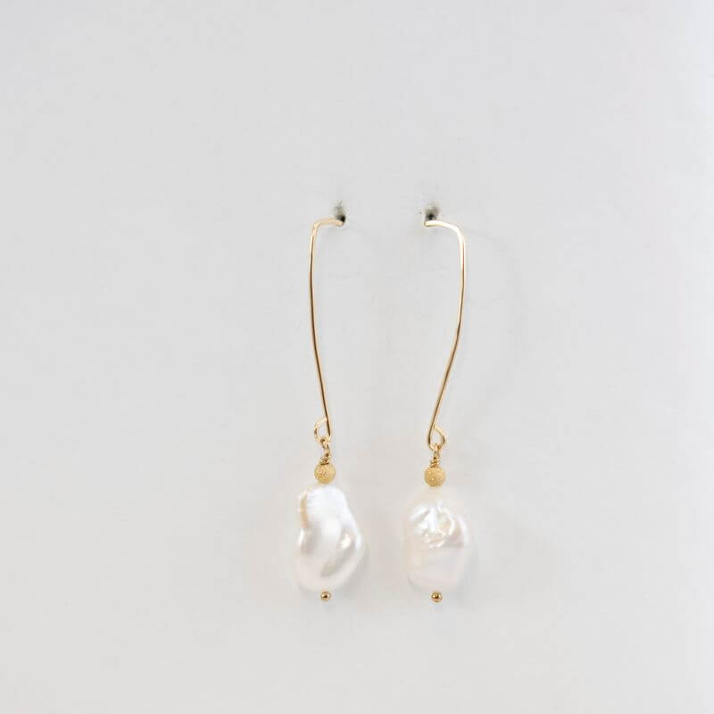 Long Pearl Earrings
