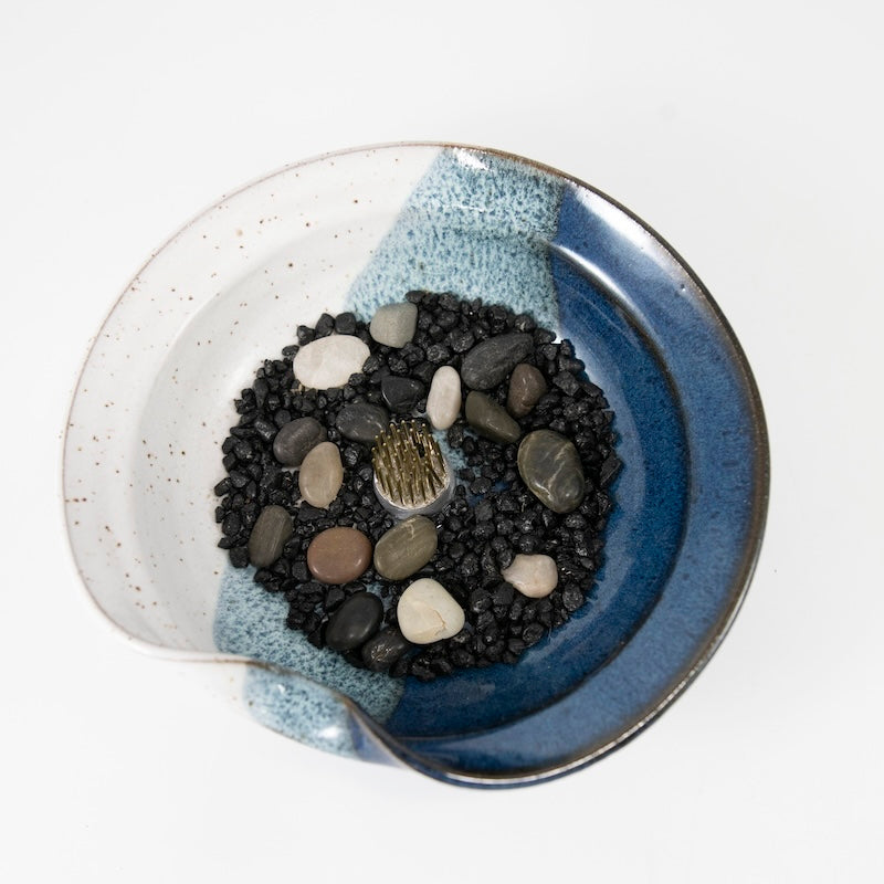 Ikebana Pot in North Glaze from Joy Friedman at Pinch in Northampton, MA